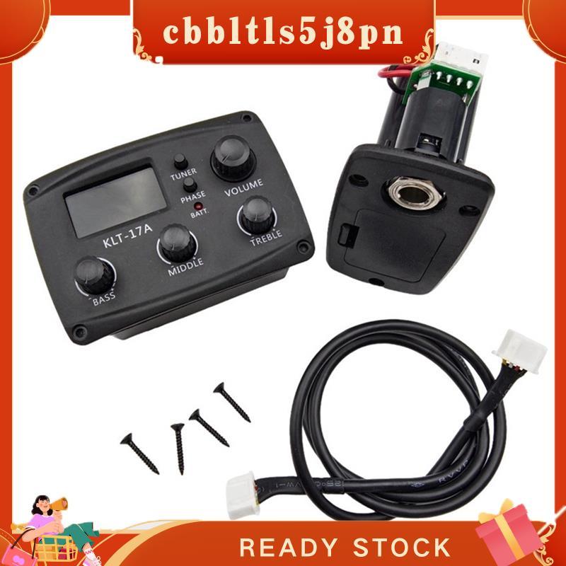 cbbltls5j8pn-17A Pré-Amplificador De EQ De Guitarra Acústica , Com Afinador De Procedimento Digital Equalizador De 3 Ban