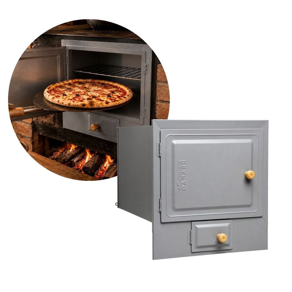 Forno para Fogão a Lenha com Cinzeiro 30X35X50 CM N°4 Dragão