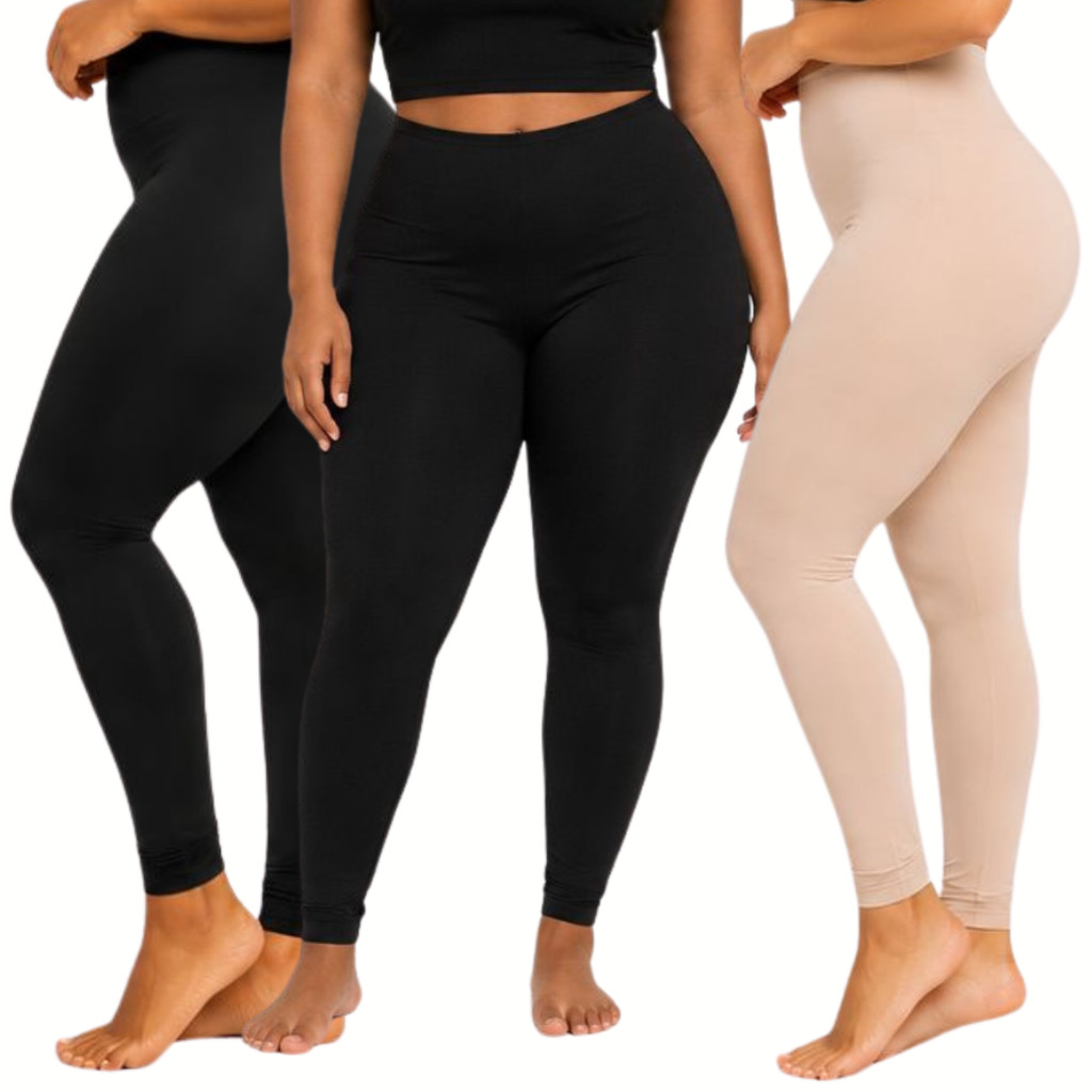 KIT 3 Calça Anágua Segunda Pele Para o Frio Não Marca Alivia o Atrito