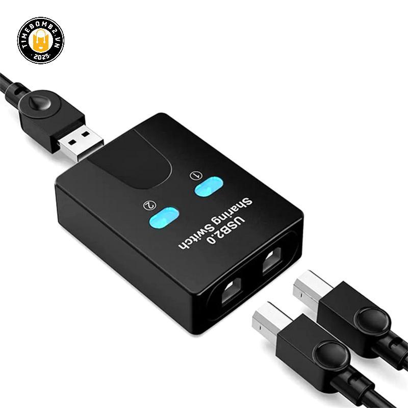 { TB & Bag } USB2.0 2 Portas Hub USB Switch Impressora Sharer Twoputers Splitter U In Share Dispositivo De Disco De Comp