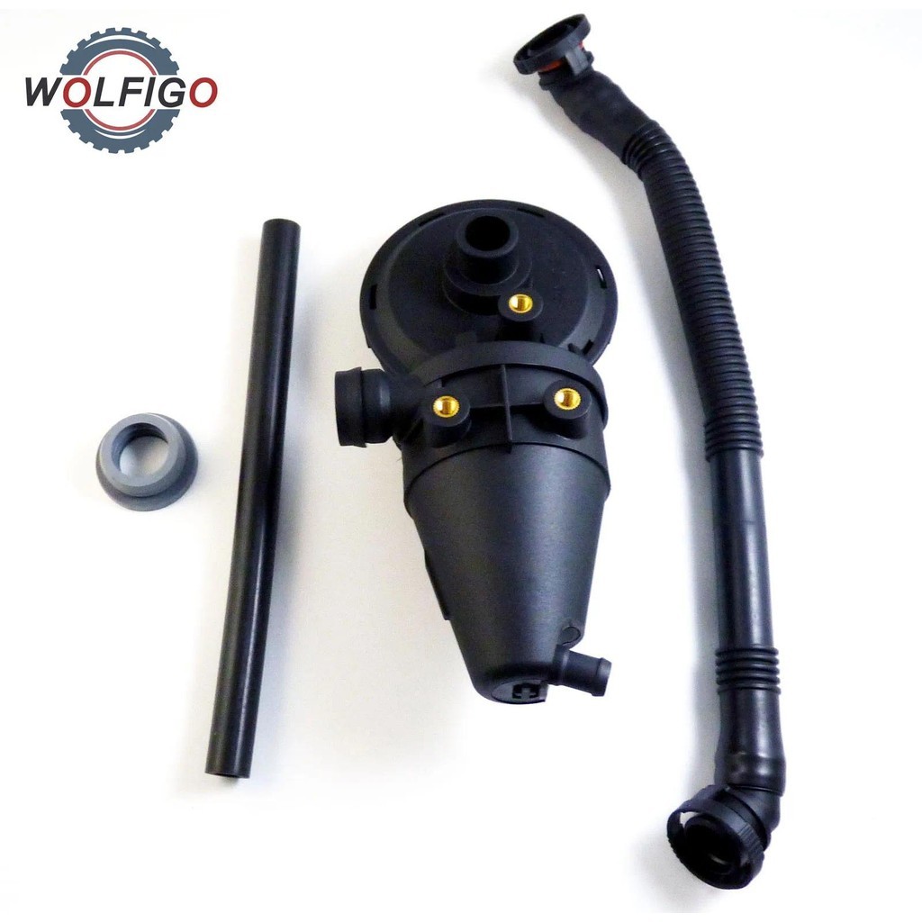 WOLFIGO 1 Conjunto Separador De Óleo Do Cárter PCV KIT De Válvula De Ventilação Mangueira De Respiro 11151703484 1115170