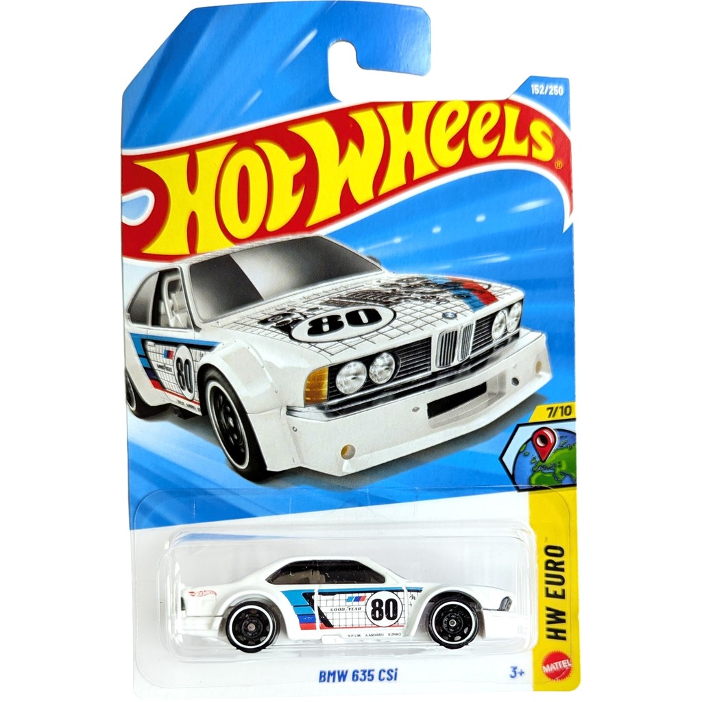 Hot Wheels Básico Mattel HW Euro BMW 635 CSi (Lote G - 2026)