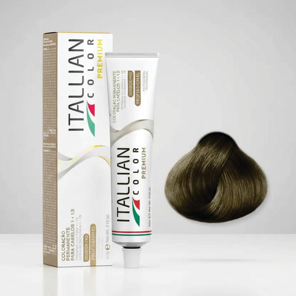 Coloração Itallian Color  7.31 (731) Louro Dourado Cinza