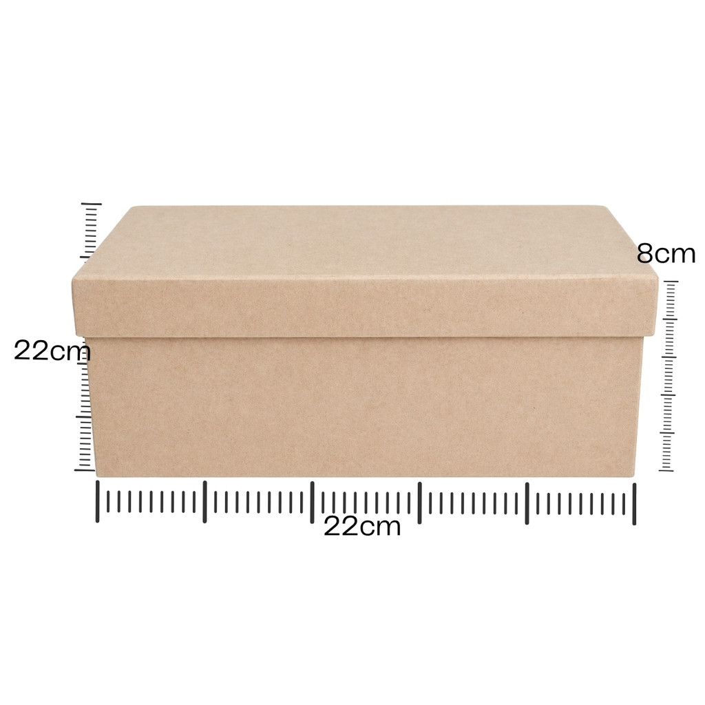 Caixa Tampa Sapato em Madeira Mini Chandon Mdf Cru Taça e Chandon 22x22x8cm