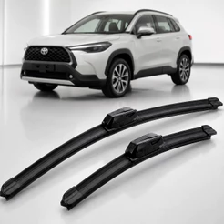 Par Palhetas Limpador Parabrisa Dianteiro Corolla Rav4 Fit 2015 A 2020 S-cross .