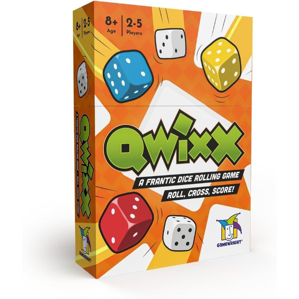 Jogo De Dados Qwixx Fast Family-Jogabilidade Rápida De 15 Minutos , Fácil De Aprender , Estratégia E Sorte