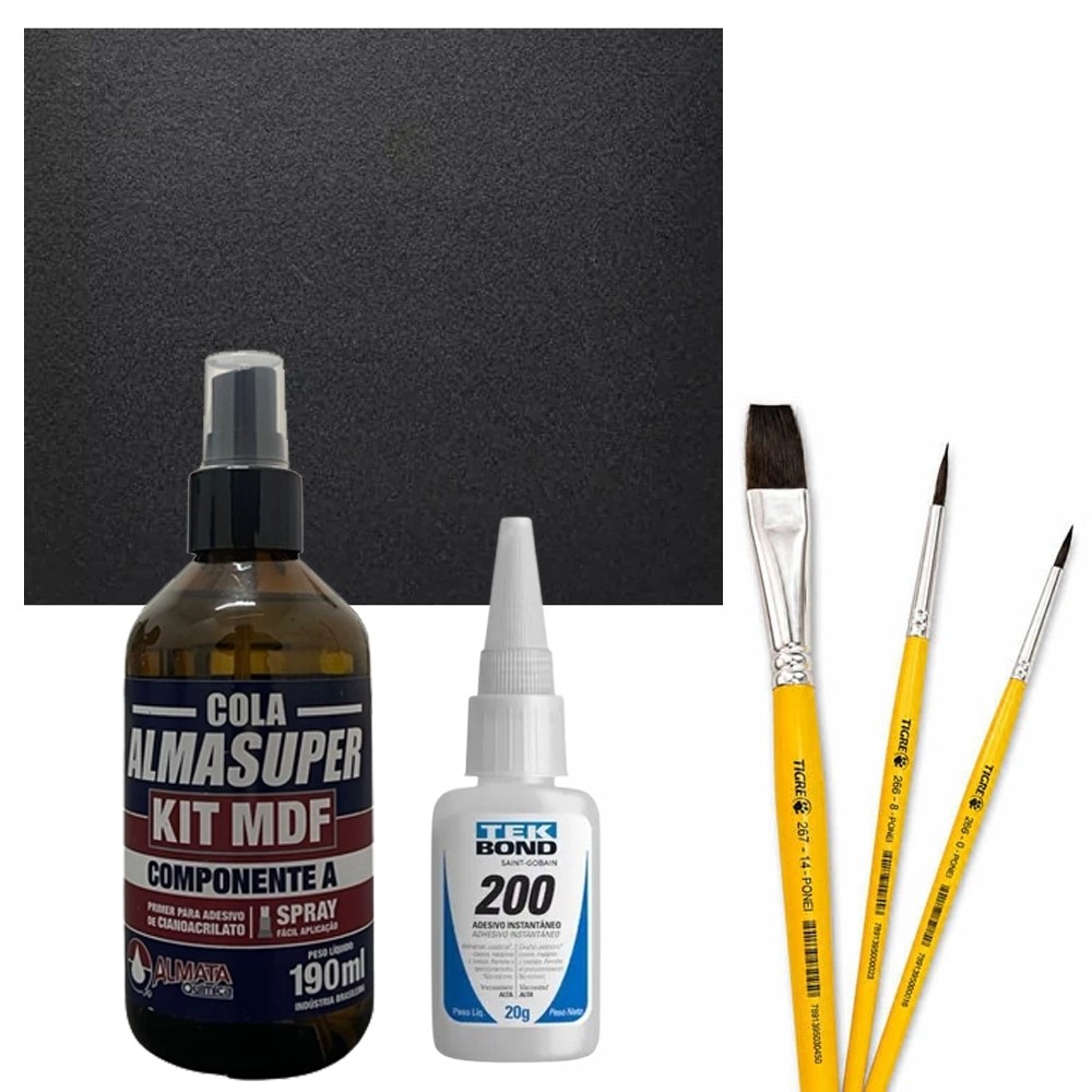 Kit Acabamento Impressão 3D com Acelerador de Cola