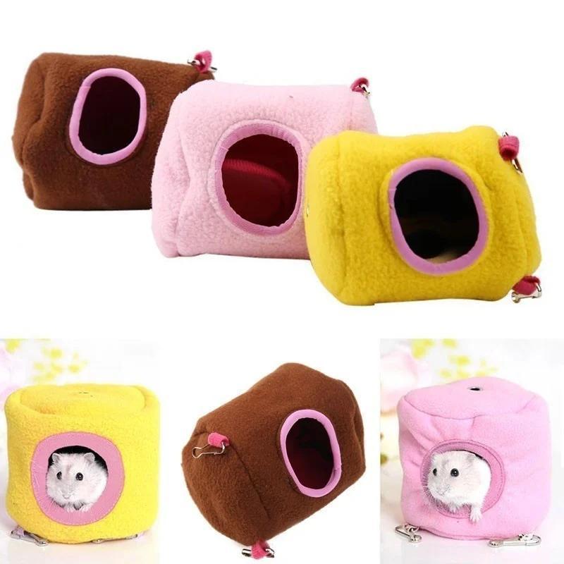 Rato Hamster Papagaio Furão Coelho Esquilo Pet Rede Quente Pendurado Cama Brinquedo Casa
