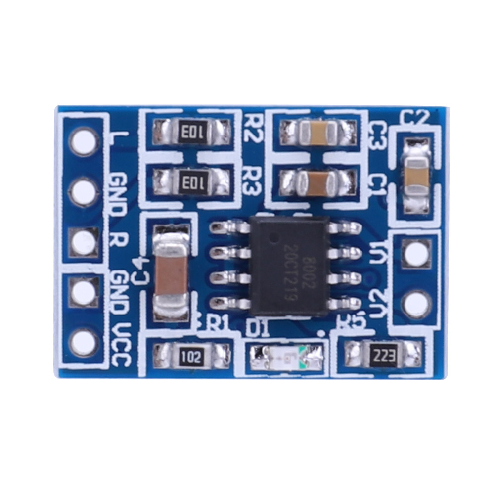 HXJ8002 Módulo De Amplificadores De Baixo Ruído De Voz De Canal Mono BTL 3W Placa Amplificadora De Potência De Áudio