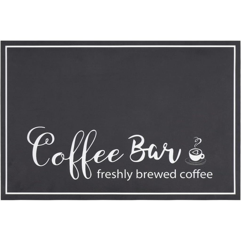 Tapete de Secagem de Louça Findosom 12"x 20", Super Absorvente e Recortável, Tapete para Bar que Esconde Manchas para Ba