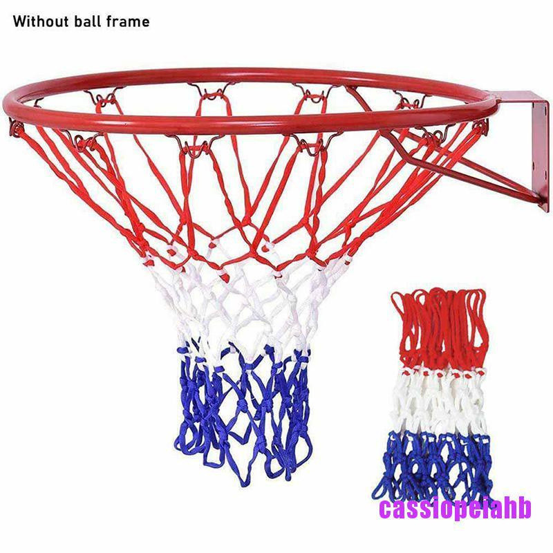 Rede de basquete padrão de nylon com aro