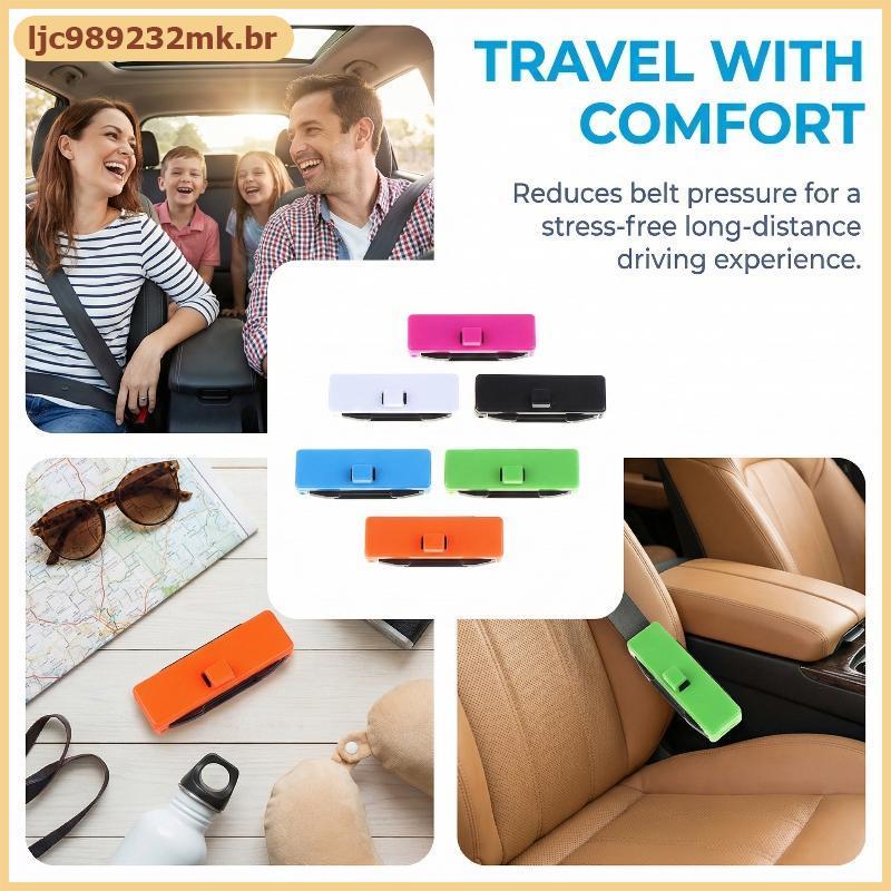 [MYBR] Braçadeira De Cinto De Segurança Para Carro Suporte Ajustável Bule Stopper Clip Ajuste Seguro Familiar [WELL]