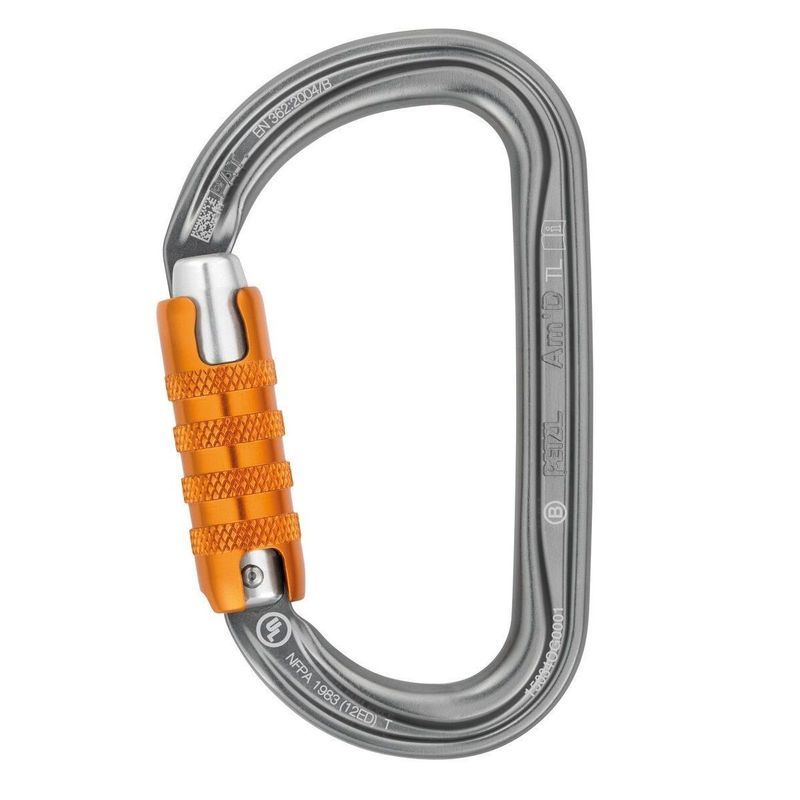 Zhuzhou Liying Trading Co., Ltd. PETZL M34 Mosquetão Bloqueio Gancho de Segurança com Suporte de Carga Bloqueio Principa