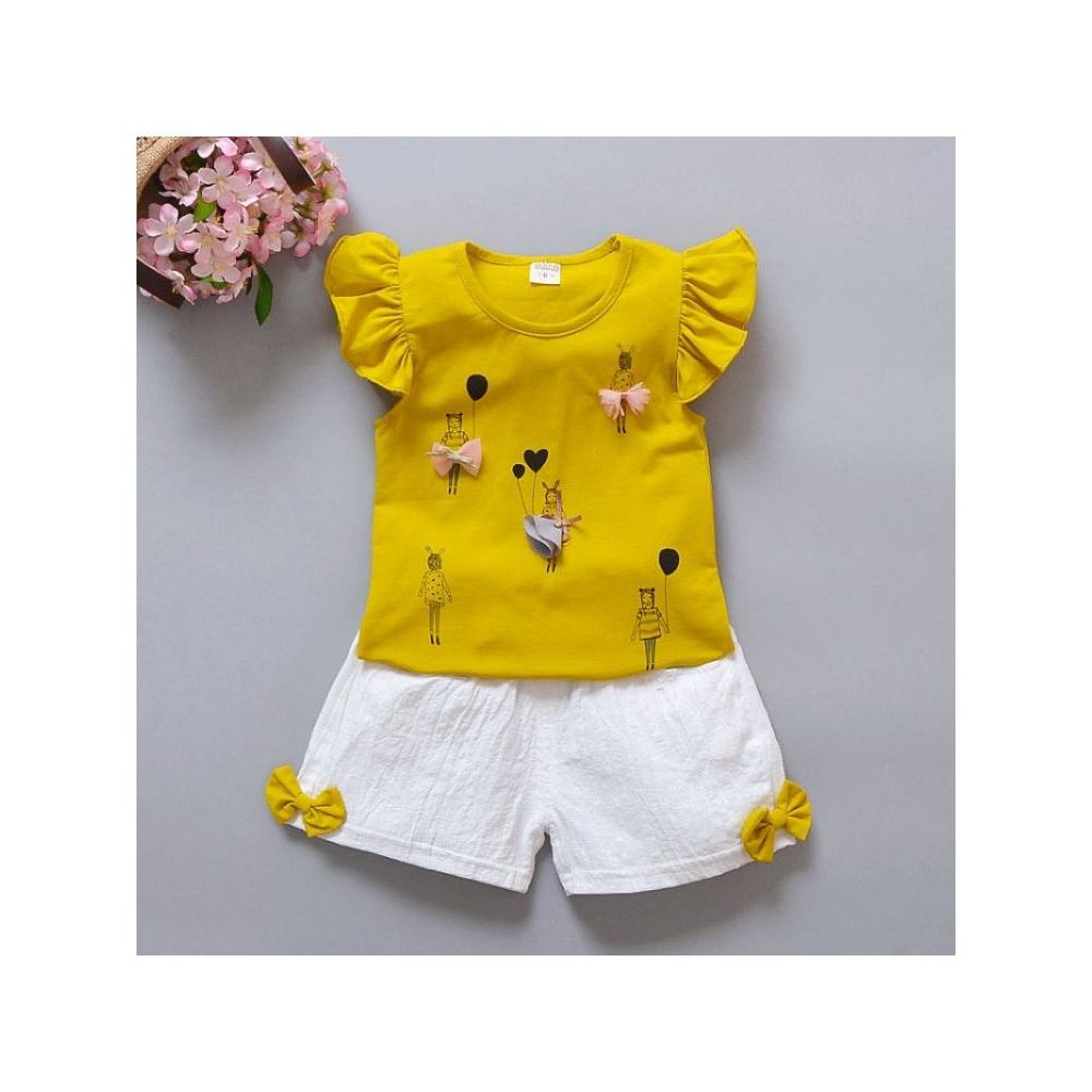 Marca roupas infantis 2025 novo estilo moda crianças meninas verão terno bebê 1-2 anos de idade menina moda bebê