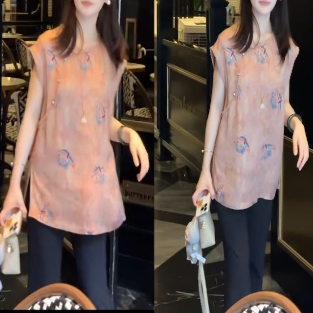 Novo estilo chinês estilo chinês temperamento terno feminino 26 verão novo estilo solto de manga curta topo calças magra