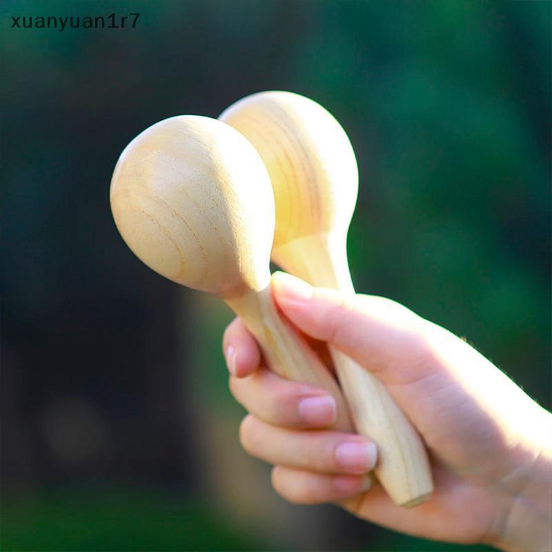 XYuan Brinquedo Educacional Maraca De Madeira Para Crianças Experiência Musical Infantil BR