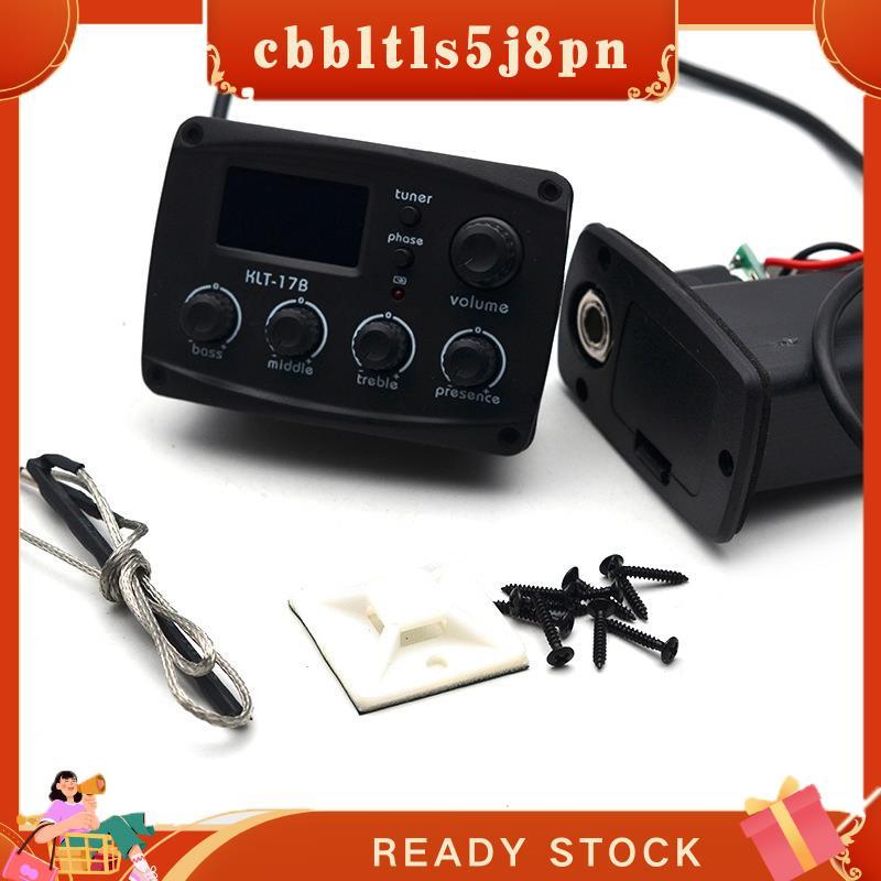 cbbltls5j8pn Pré-Amplificador De Equalizador De Guitarra Acústica Com Afinador De Procedimento Digital 3 Bandas Captador