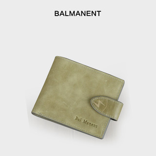 Bamart carteira masculina estilo curto estilo Horizontal saco primeira camada de couro genuíno fosco fivela estilo carte