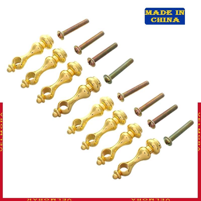 VEl 8 Peças Eixos Metal Resistentes, Conectores Móveis E Parafusos Corrimão Vidro, Acessório C