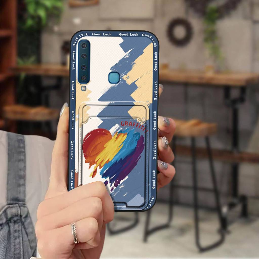 Capa De Telefone Anti-Queda Resistente À Sujeira Para Samsung Galaxy A9 2018/A9s/A920/SM-A920F Poeira Durável TPU Cartoo