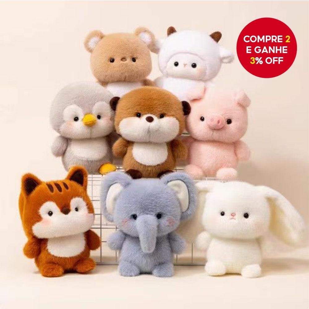 Coelho Branco Animal De Estimação Elefante Boneca De Pelúcia Brinquedo Decoração De Mesa Bonito Macio Dos Desenhos Anima