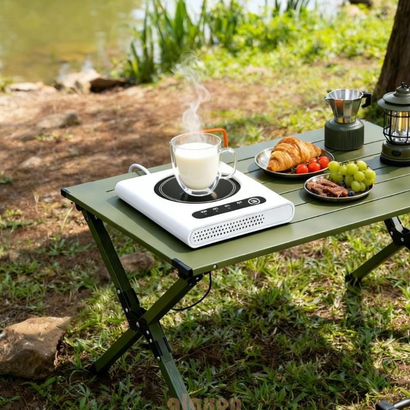 Prato Torrador Café Inteligente 55 ° C Cozinha Substância Do ABS Da Segurança Relógio Calor Constante 8H Essen