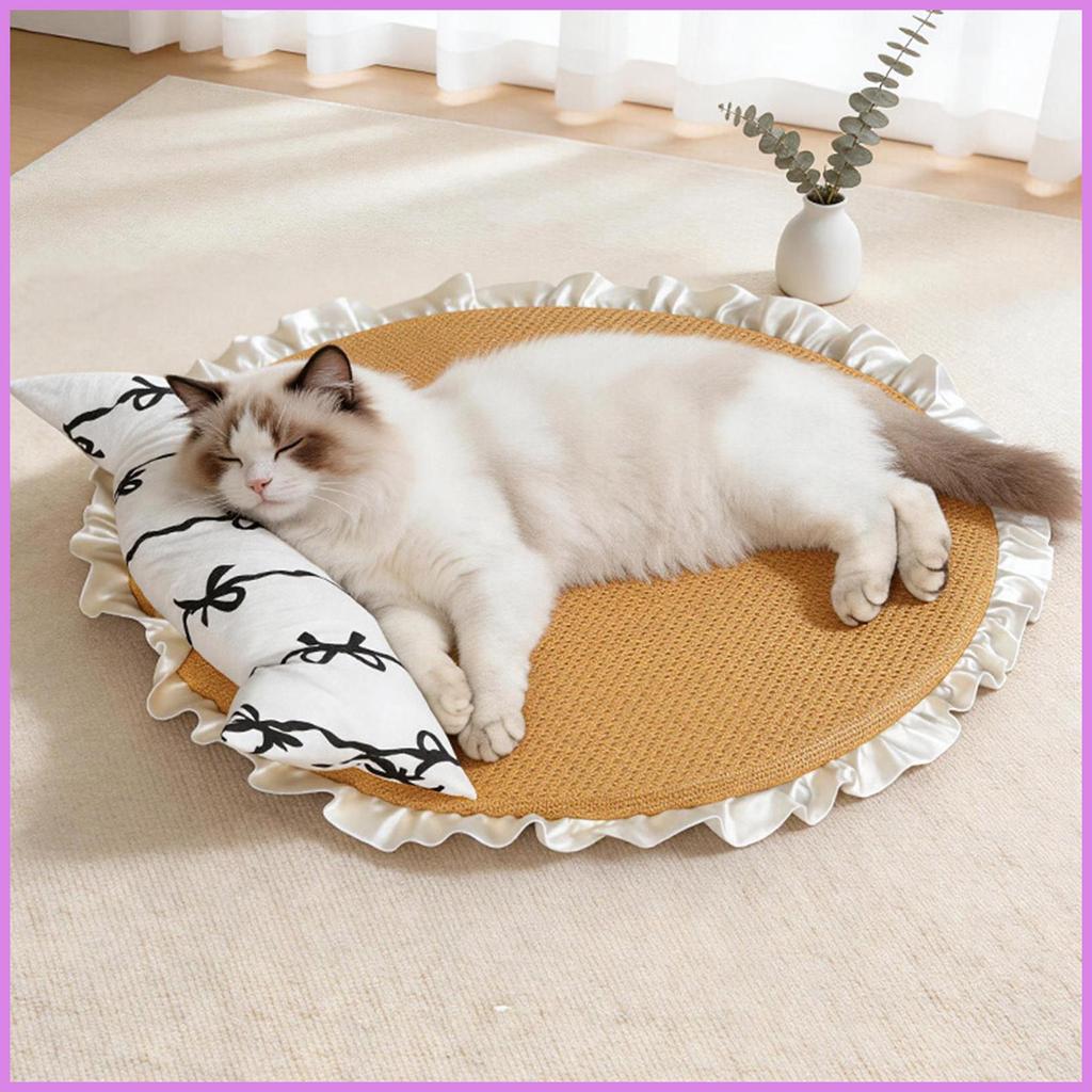Tapete De Resfriamento Para Gatos , Almofada Removível Dormir Interna Com Travesseiro Casa , Entrada , Chão , Verão , ch