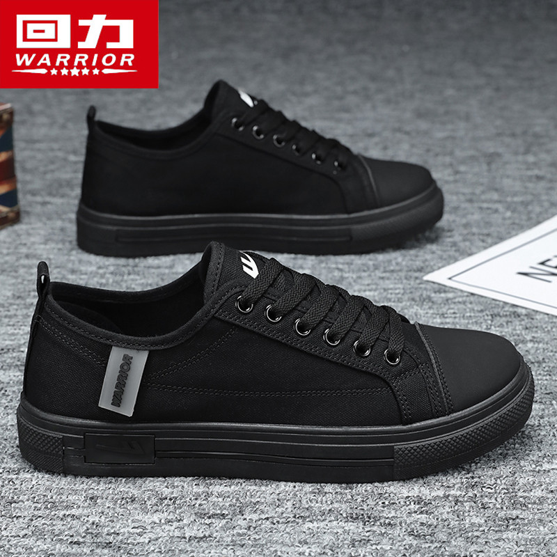 Puxar para trás sapatos de lona verão respirável sapatos masculinos puro preto pano sapatos masculinos na moda All-Match