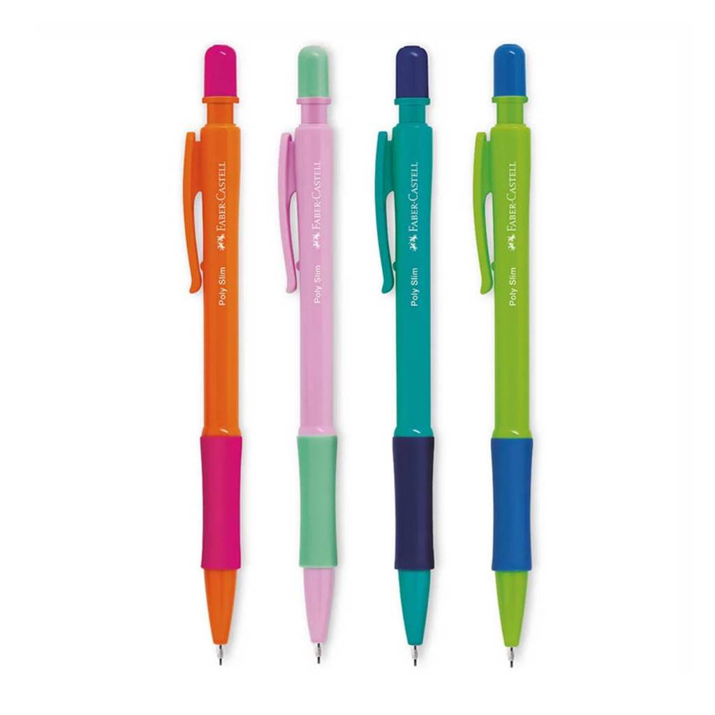 Lapiseira 0.7mm Poly Slim Mix SM/07SLIMM com 2 unidades Faber-Castell