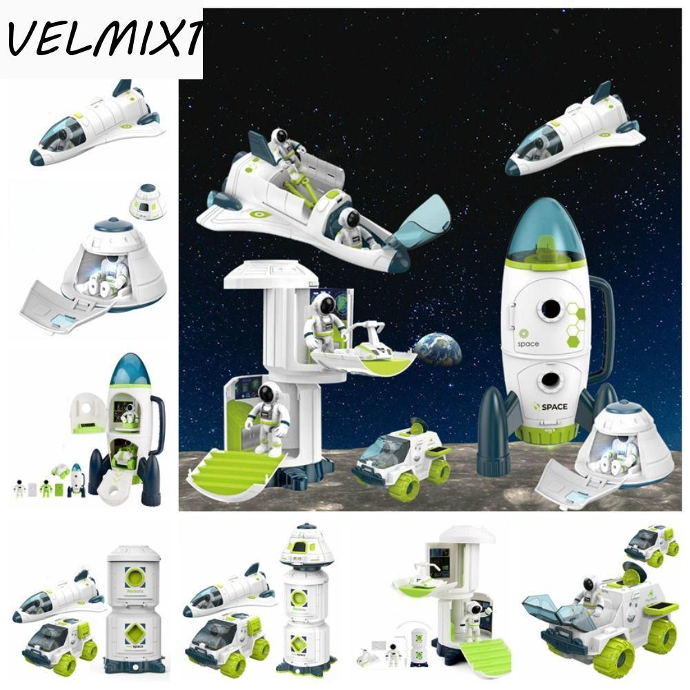 Brinquedos Espaciais Acústicos VELMIX1 , De Ônibus Espacial De Astronauta De Estação , Modelo De Nave Acústica Óptica