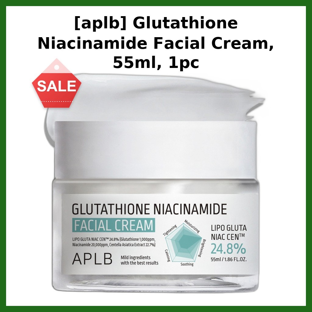 [aplb] Creme Facial Glutationa Niacinamida , 55ml , 1 Unidade/Coreano/Tom De Pele Mesmo/100 % Autêntico Por shmama
