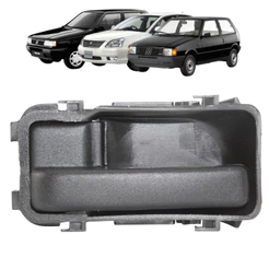 Maçaneta Interna Porta Preto Uno Mille 1994 1995 Até 2012 2013 Esquerda