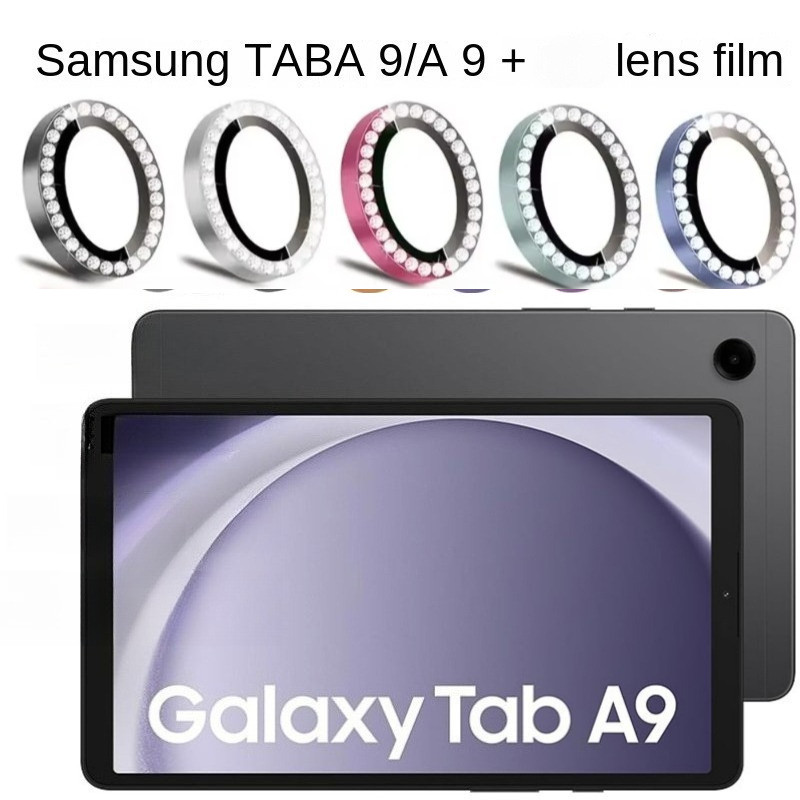 Para Samsung Galaxy Tab A11 + A11 A9 + A9 Diamond Metal Protetor De Lente De Câmera Capa De Anel TabA11 TabA11 + TabA9 P