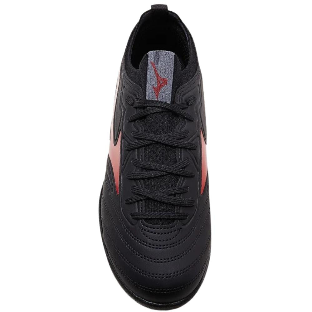 Chuteira Mizuno Regent As Preto Vermelho · foto 2