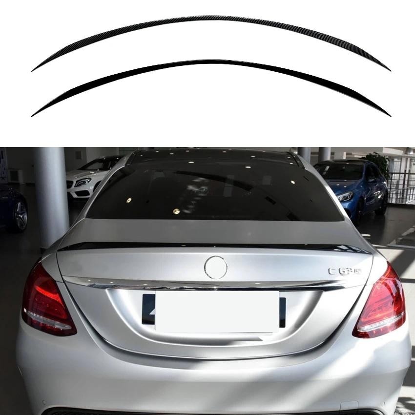 Tampa Do Porta-Malas Traseiro Spoiler Asa Divisor Lábio Kit Para Mercedes Benz Classe C W205 2015-2021 C180 C200 C260 C4