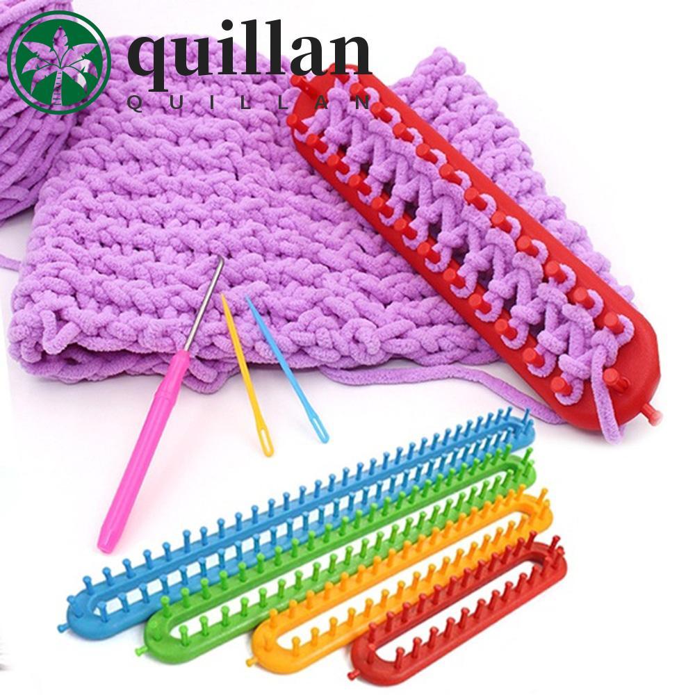 Kit De Tricô QUILLAN DIY 4 Tamanhos Cachecol Chapéu Meia Ferramenta De Tecelagem