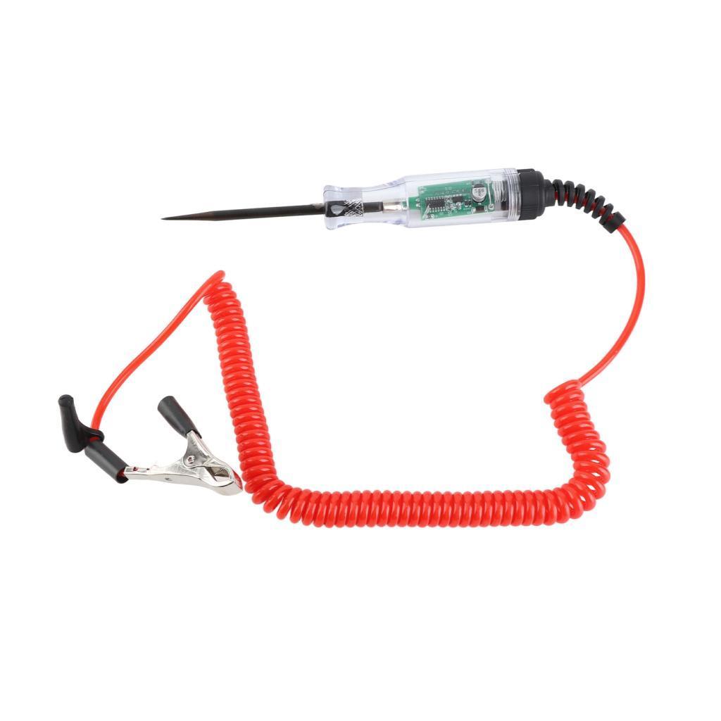 Caneta de teste de caminhão de carro durável portátil digital LED testador de circuito para veículo 3V 6V 12V 24V