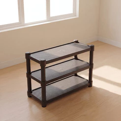 Estante Prateleira Modular Multiuso Organizadora Plástico Reforçado 3 Andares - Promoção