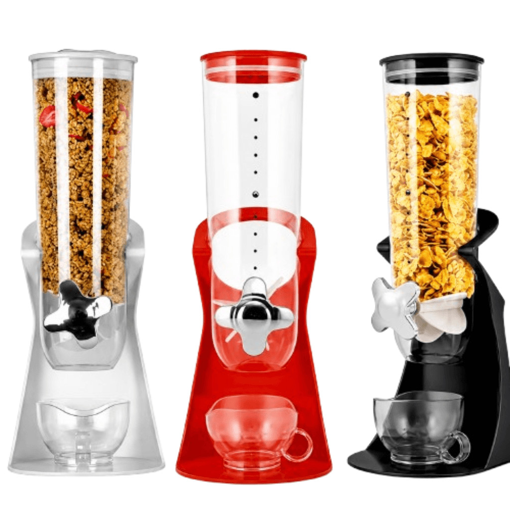 Dispense Porta Cereal Com Xícara Medidora Em Acrílico