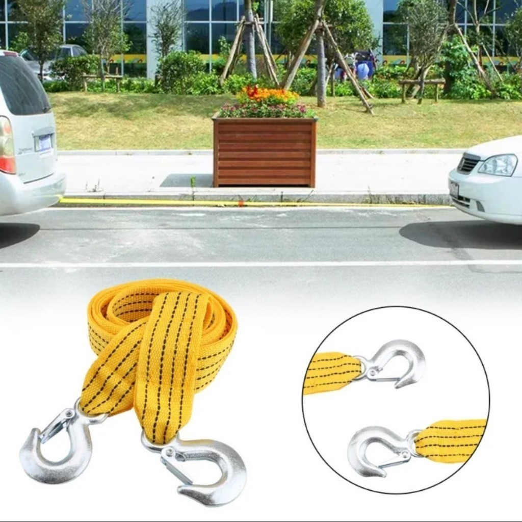 Cabo de Reboque Nylon tração cinta, cinto de tração, ferramenta de resgate de emergência, 3M e 3Toneladas KBD500