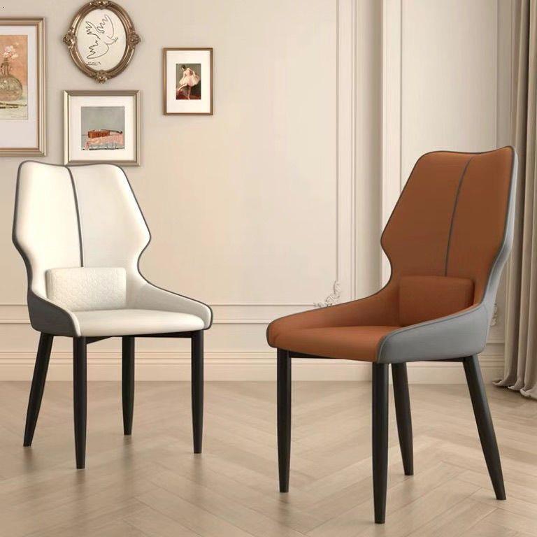 Cadeira de jantar italiana simples casa mesa de jantar cadeira luz luxo Premium cadeira de chá Hotel cadeira de lazer Ma