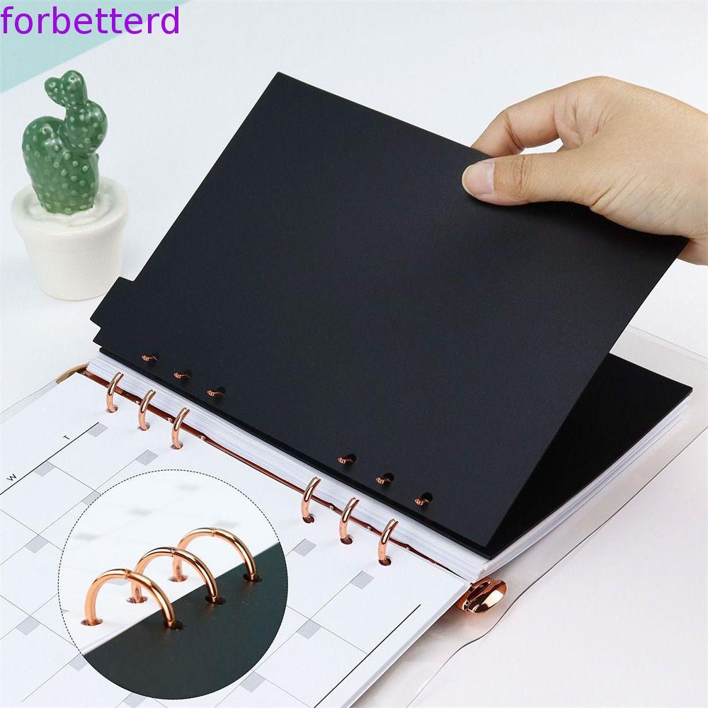 FORBETTERD Divisor De Papel Para Notebook Divisores De Página Papelaria A5 A6 A7 Planejador Fichário Separador De Índice