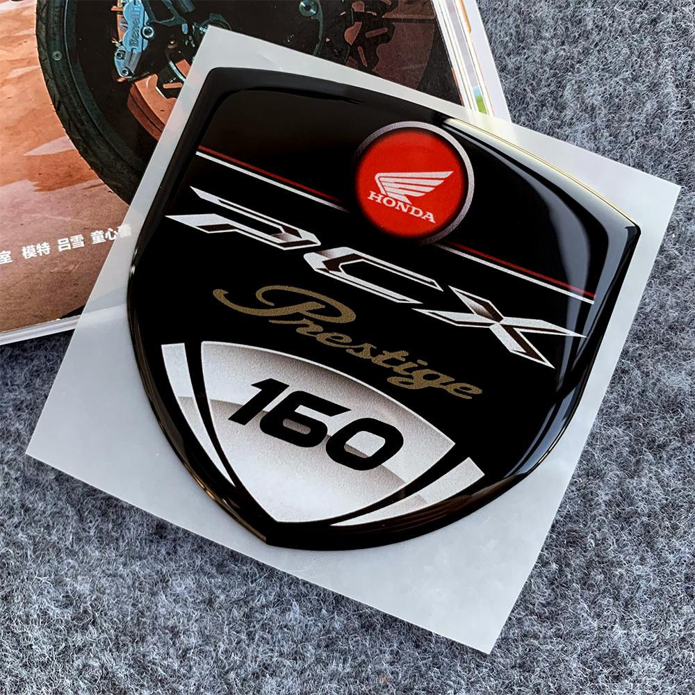 Adesivo Tridimensional Macio Honda PCX160 Para Decoração Frontal de Motocicleta, Impermeável e Protetor