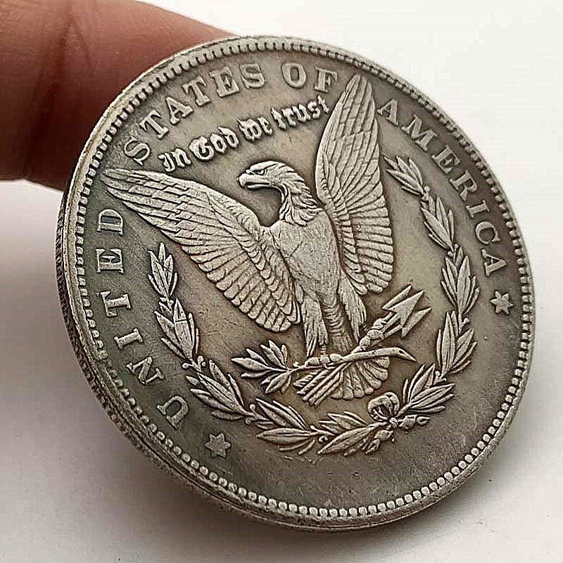O vendedor recomenda bons produtos!!Moedas perdidas lobo duplo cães cães latão medalhas de prata antigas jogar com arte