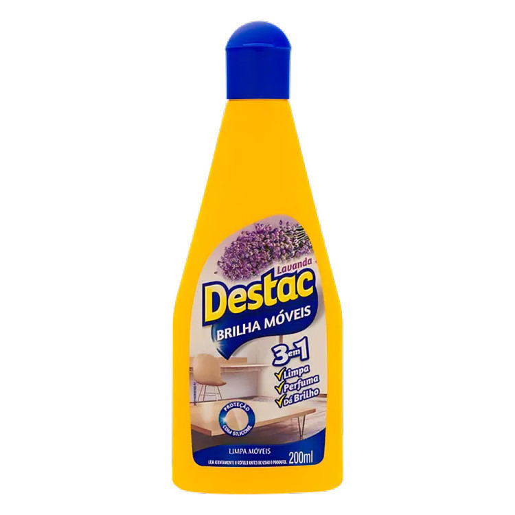 Brilha-Móveis Lavanda Destac Squeeze 200ml PS