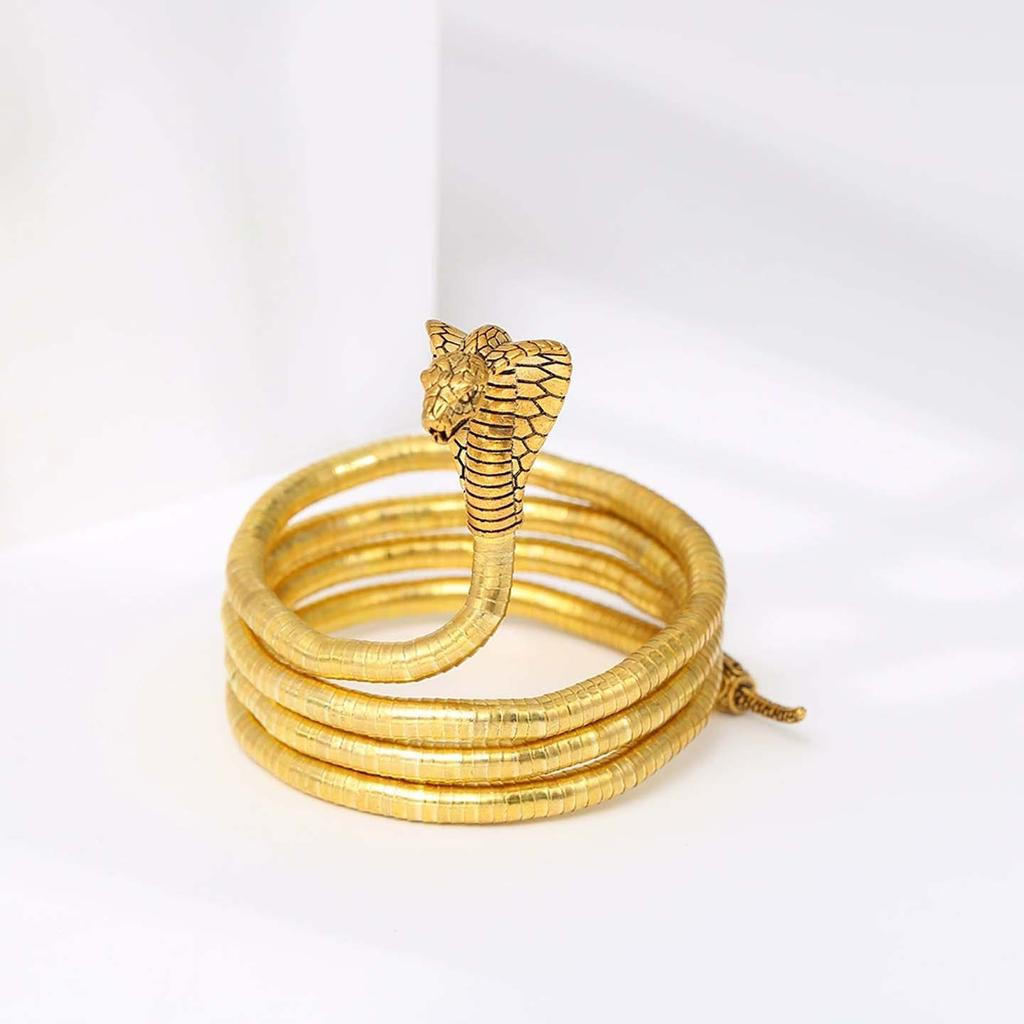 Cobra egípcia escorpião beleza forma de cobra Design sentido ajustável colar pulseira cocar Multi-Purpose estilo exótico