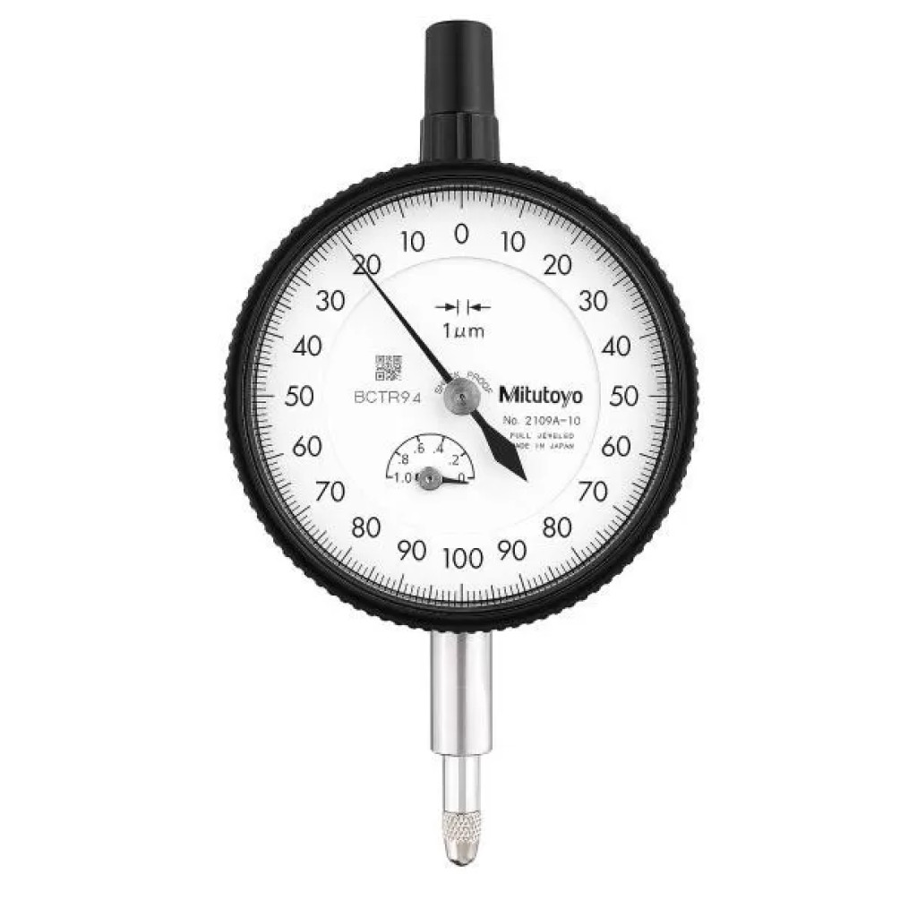 Relógio comparador mecânico Mitutoyo 0-1mm x 0,001mm - 2109A-10