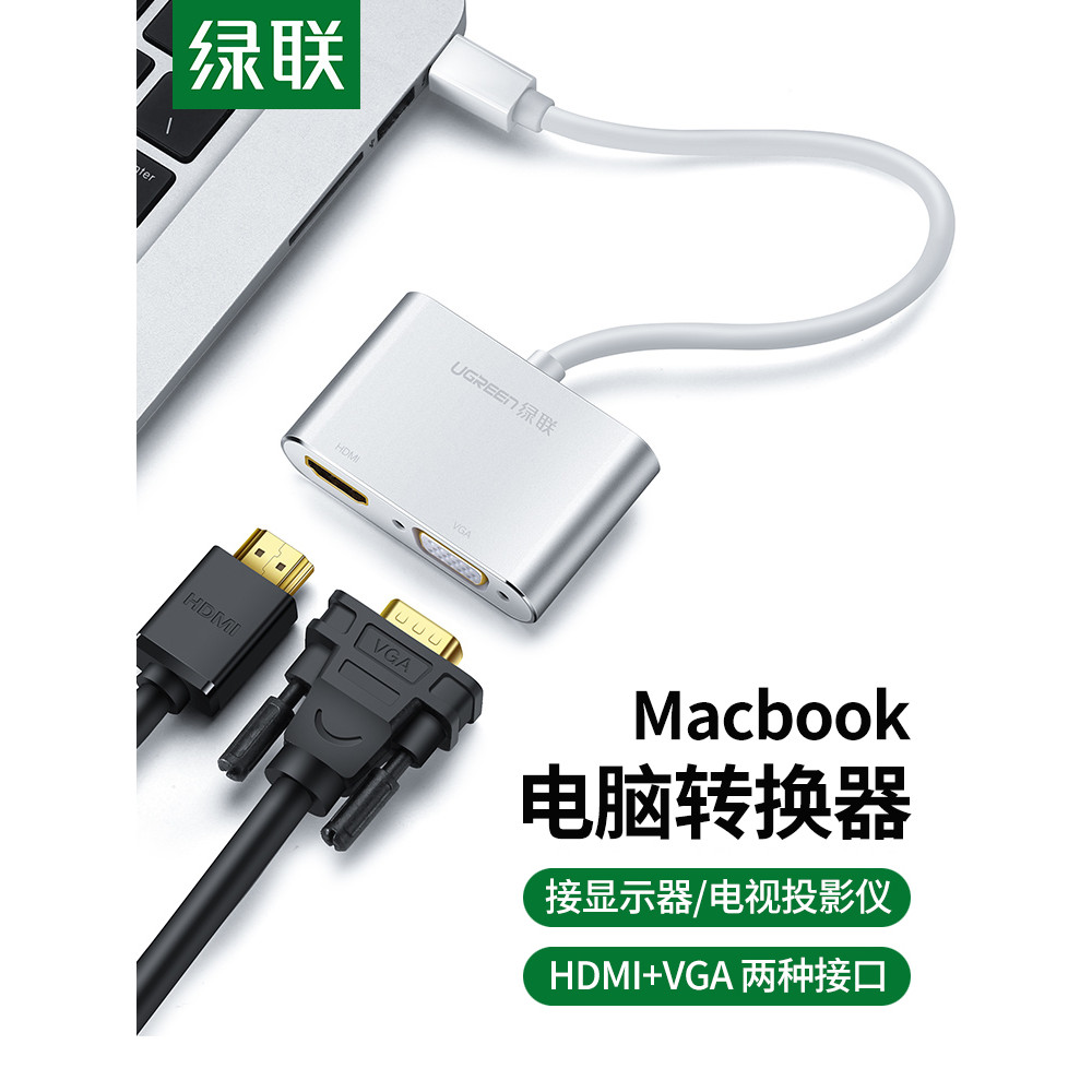 Lvlian Mini dp para hdmi Apple Conversor de computador mac Notebook Conexão de p