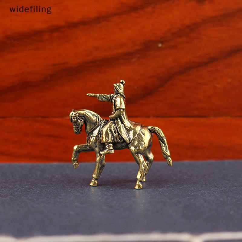 Cavalo De Equitação De Bronze Pequena Estátua Ornamentos De Mesa Personagens De Metal Estatuetas Decoração Para Casa Ace