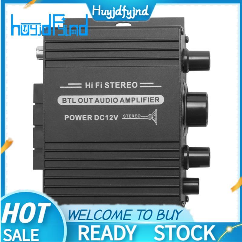 12V Mini Amplificador De Potência De Áudio Para Carro Receptor Digital AMP Canal Duplo 20W + 20W Controle De Volume Agud